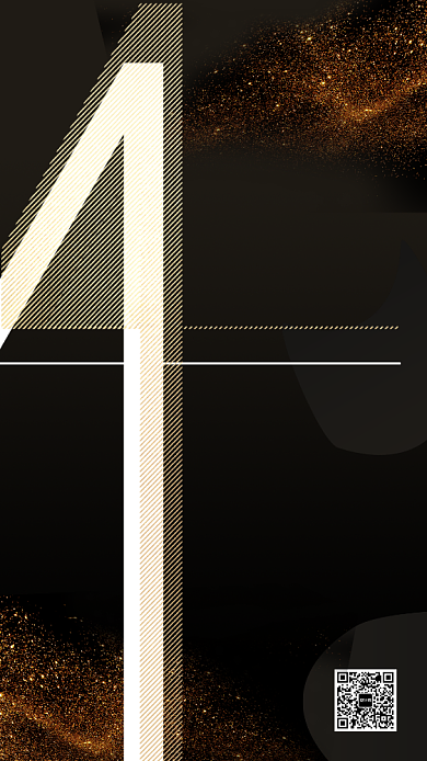 黑金粉末大气开盘倒计时海报背景