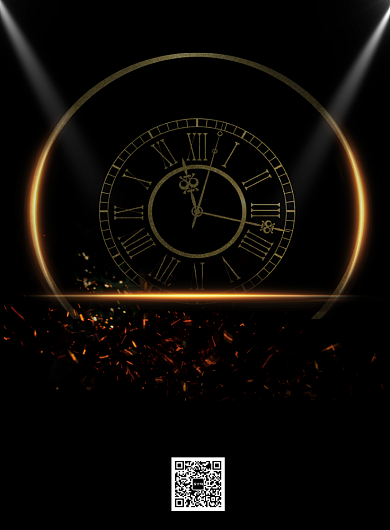 黑色大气炫酷促销倒计时印刷海报模板背景