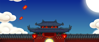 七月中元节首图背景