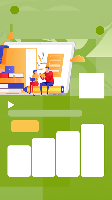 英语英文口语学习手机海报背景