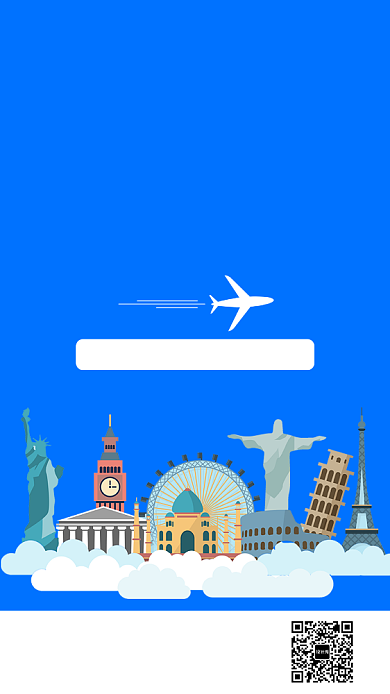 扁平代购手机海报背景