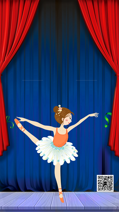 世界戏剧日手机海报背景