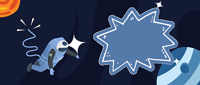 蓝色幽默情感难过困难公众号首图背景