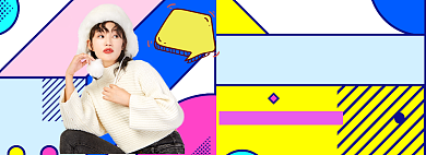 双11返场海报banner背景