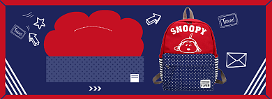 双肩包淘宝电商banner图背景