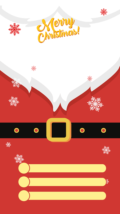 创意简约卡通圣诞节促销优惠满减活动海报背景