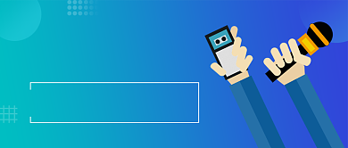 蓝色严谨节日热点动态新闻公众号首图背景