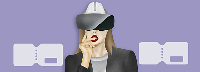 VR眼镜优惠券电商淘宝banner图背景