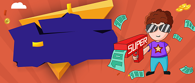 红色卡通月入十万以上的秘决是什么公众号图背景