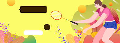 全民运动淘宝电商banner图背景