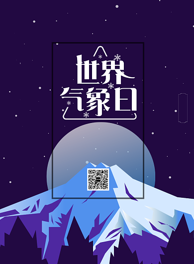 世界气象日宇宙星球印刷海报背景