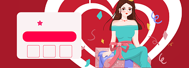 38女王节海报banner背景