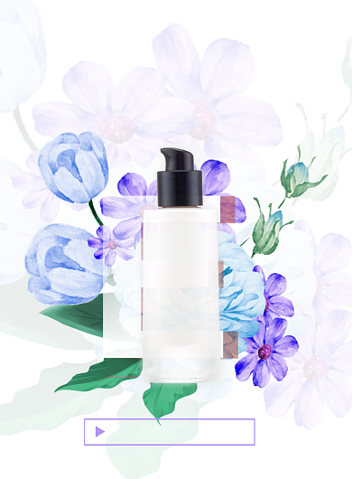 精华液护肤品促销印刷海报背景