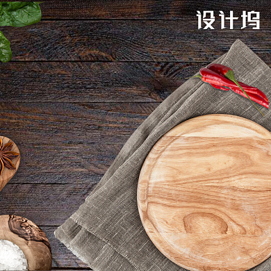 美味食物大闸蟹主图背景