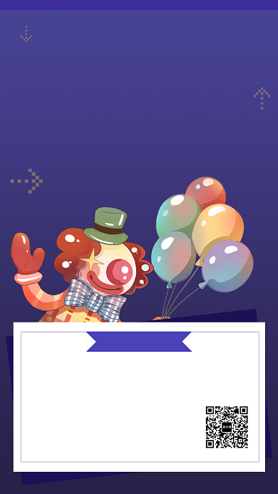 卡通风简约愚人节海报背景