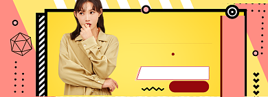 春季女装banner背景