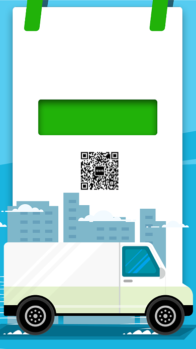 外卖简约手机海报背景