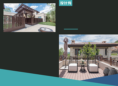 房地产销售宣传广告印刷二折页背景