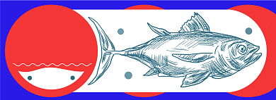 鱼罐头电商淘宝banner图背景