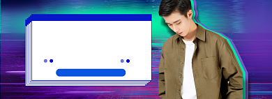 男装春季上新banner背景