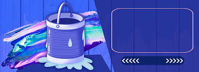 涂料电商淘宝banner图背景