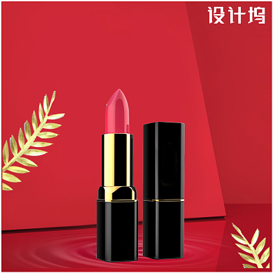 化妆品口红唇膏唇彩淘宝主图背景