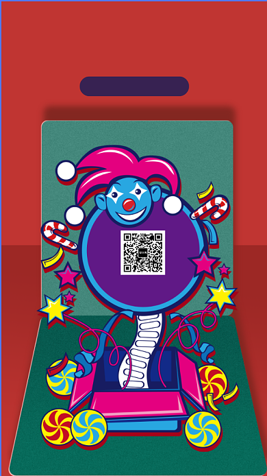 愚人节简约手机海报背景