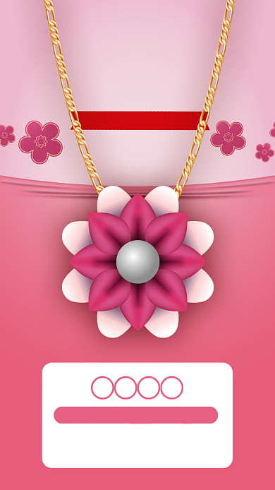 白色情人节手机海报背景