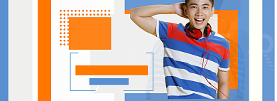 春季男装上新banner背景