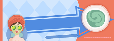 清洁面膜电商淘宝banner图背景