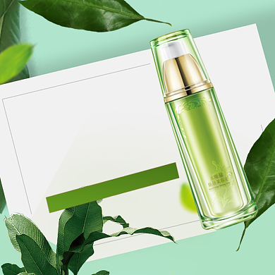 春季焕新美妆直通车背景