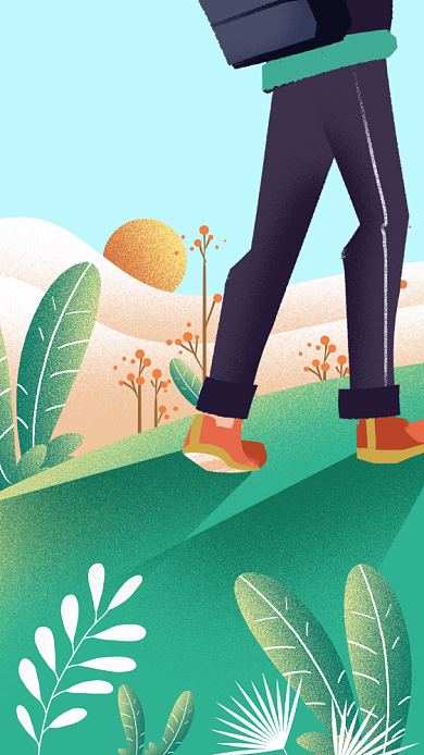 三月你好手机海报背景