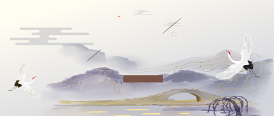 古风三月你好公众号首图背景
