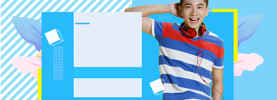 男装上新海报banner模版背景