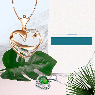 春季珠宝上新直通车背景