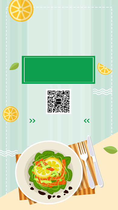 轻食简餐减肥美食手机海报背景