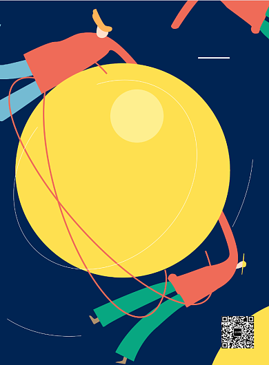 时尚艺术展印刷海报背景