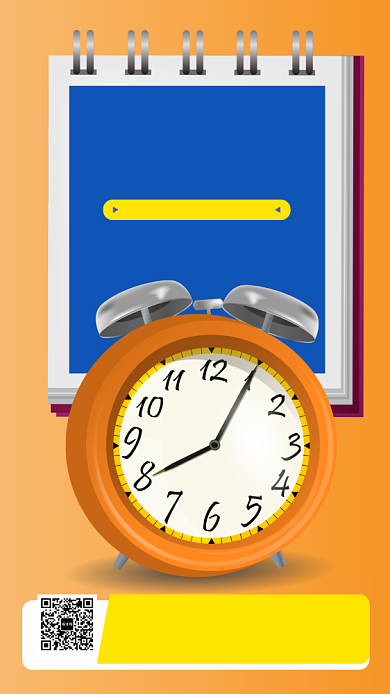 在线培训手机海报背景