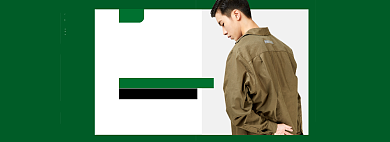 男装春季上新海报banner模版背景