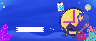 线上运营大作战营销插画微信公众号素材图片背景