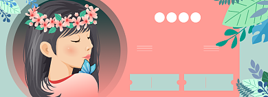 春季上新淘宝电商banner图背景