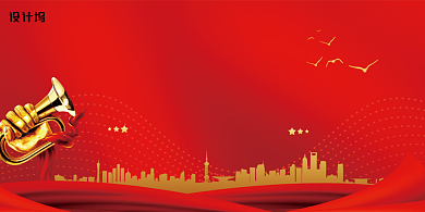 坚决打赢疫情防控人民战争展板背景