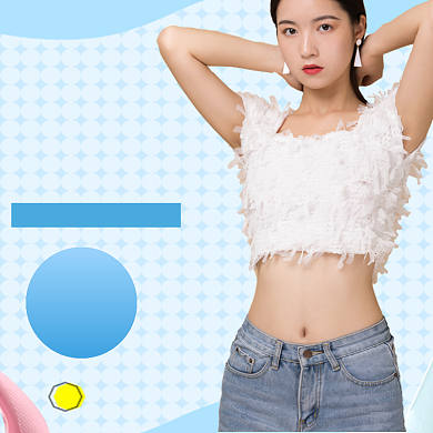 春季女装直通车模板背景
