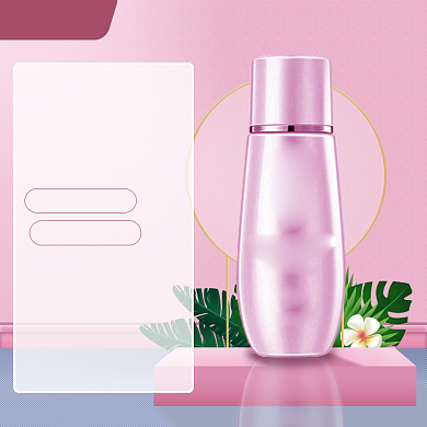 美妆春季上新主图背景