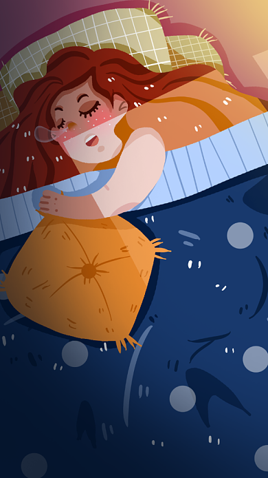 四月你好手机海报背景