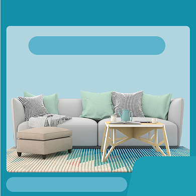 天猫618日用家居沙发直通车主图背景