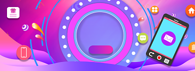 618活动大促电商淘宝banner图背景