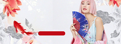 夏季女装海报banner模板背景