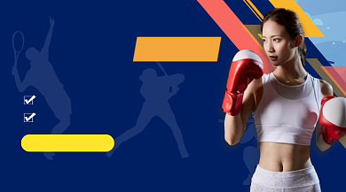 健身运动时尚简约手机横图背景