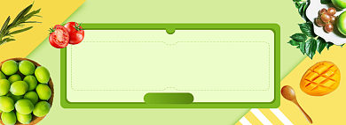 水果促销模版banner背景